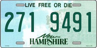 NH license plate 2719491