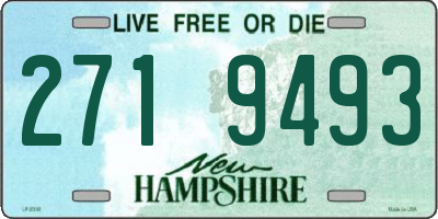 NH license plate 2719493