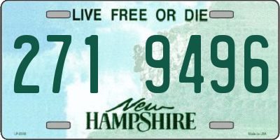 NH license plate 2719496