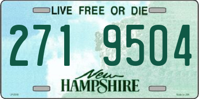 NH license plate 2719504