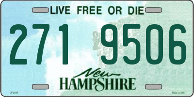 NH license plate 2719506