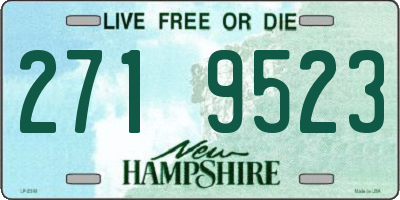 NH license plate 2719523