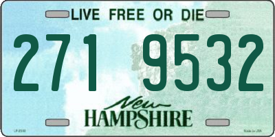 NH license plate 2719532