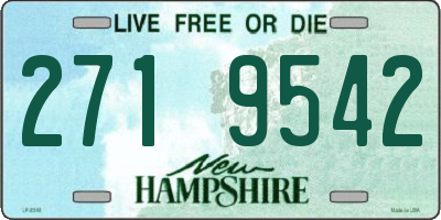 NH license plate 2719542