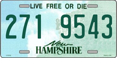 NH license plate 2719543