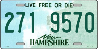 NH license plate 2719570