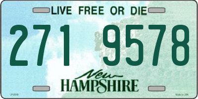 NH license plate 2719578