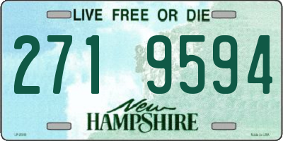 NH license plate 2719594