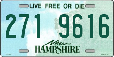 NH license plate 2719616