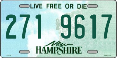 NH license plate 2719617