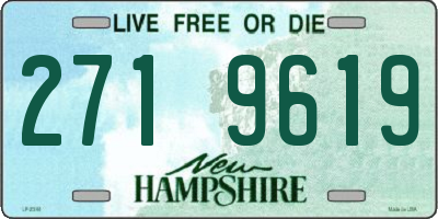 NH license plate 2719619