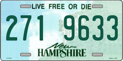 NH license plate 2719633
