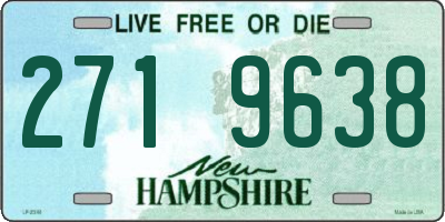 NH license plate 2719638