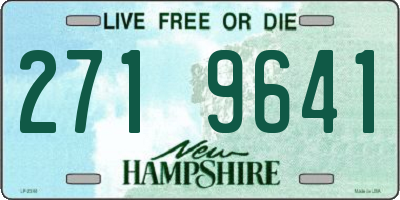NH license plate 2719641