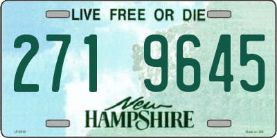 NH license plate 2719645