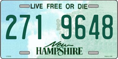 NH license plate 2719648