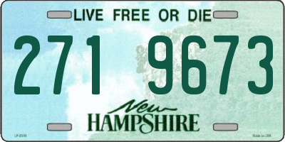 NH license plate 2719673