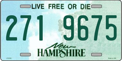 NH license plate 2719675