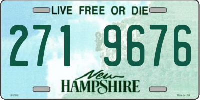 NH license plate 2719676