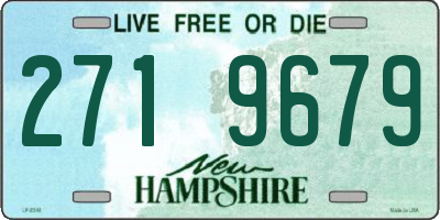 NH license plate 2719679