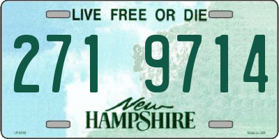 NH license plate 2719714