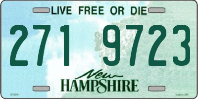 NH license plate 2719723