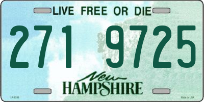 NH license plate 2719725