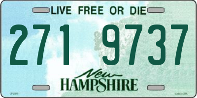 NH license plate 2719737
