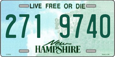 NH license plate 2719740