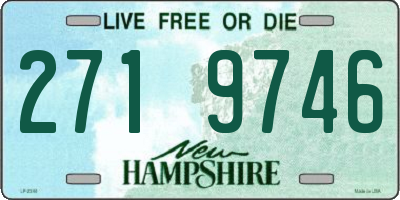 NH license plate 2719746