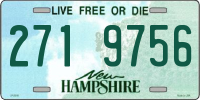 NH license plate 2719756