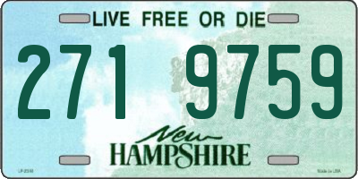 NH license plate 2719759
