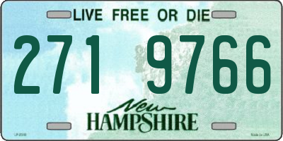 NH license plate 2719766