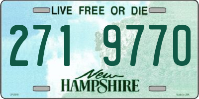 NH license plate 2719770