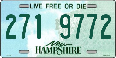 NH license plate 2719772