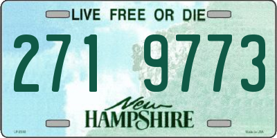 NH license plate 2719773