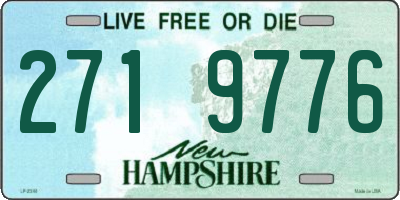 NH license plate 2719776