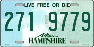 NH license plate 2719779