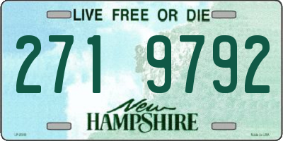 NH license plate 2719792