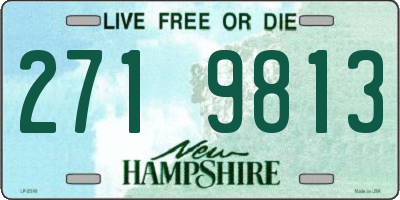 NH license plate 2719813