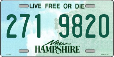 NH license plate 2719820