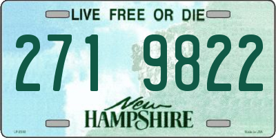 NH license plate 2719822