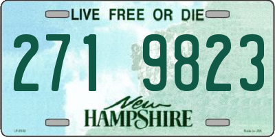 NH license plate 2719823