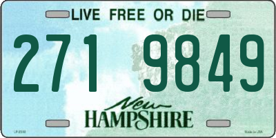 NH license plate 2719849