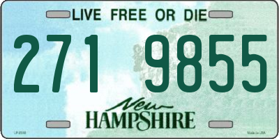 NH license plate 2719855