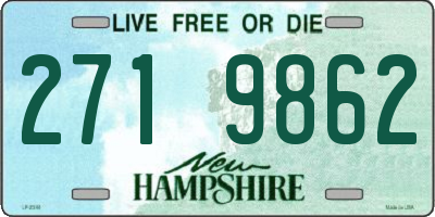 NH license plate 2719862