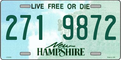 NH license plate 2719872