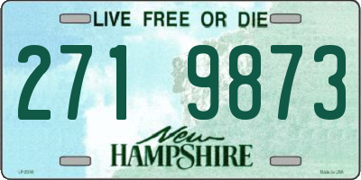 NH license plate 2719873