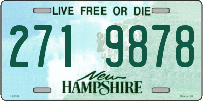 NH license plate 2719878