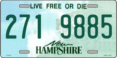 NH license plate 2719885